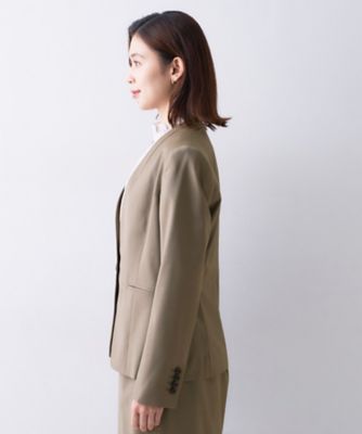 仕事着／スーツ】プレミアムカラーレスジャケット