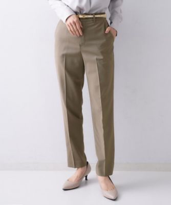 【送料無料】UNTITLED L (Women/大きいサイズ)/アンタイトルL プレミアムテーパードパンツ(2002542261) ベージュ053 パンツ・ズボン【三越伊勢丹/公式】