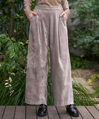 ＜DRESSTERIOR (Women)＞ソフト別珍イージーパンツ（２００２５４２２９４）