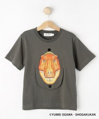 【SALE】DESSIN (Baby & Kids)/デッサン (キッズ）【小学館の図鑑NEO コラボ】恐竜Tシャツ(2002542310) グレー414 トップス【三越伊勢丹/公式】