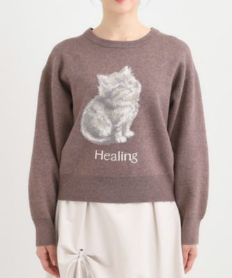 ふわふわアニマル ジャカードニット（2002542334