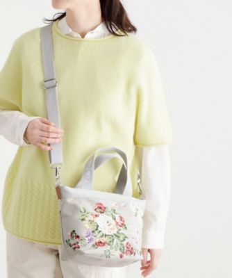 ＜LAURA ASHLEY＞ローズモア柄　トートバッグ　Ｓ（２００２５４２３４０）