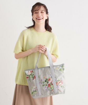 ＜LAURA ASHLEY＞ローズモア柄　トートバッグ　Ｍ（２００２５４２３４１）