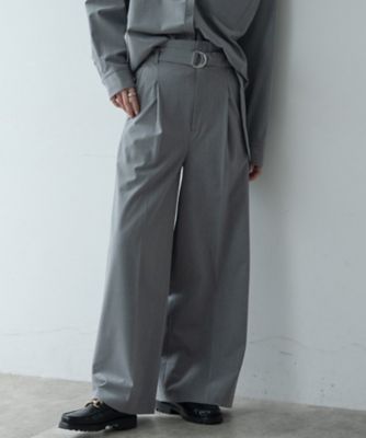 Timeless｜ベルテッドワイドパンツ【セットアップ対応