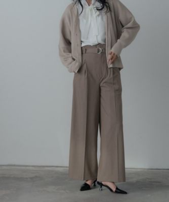 GALLEST (Women)/ギャレスト Timeless ベルテッドワイドパンツ(2002542342) ベージュ052 パンツ・ズボン【三越伊勢丹/公式】
