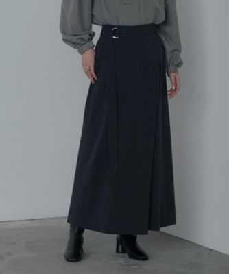 ＜GALLEST (Women)＞Ｔｉｍｅｌｅｓｓ｜ベルテッドロングスカート【セットアップ対応】（２００２５４２３４３）