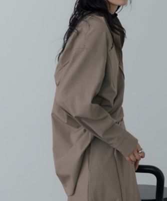 Timeless｜ウーステッドライクフォルムシャツ【セットアップ