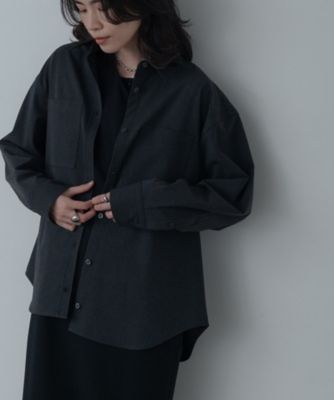 GALLEST (Women)/ギャレスト Timeless ウーステッドライクフォルムシャツ(2002542344) グレー014 トップス【三越伊勢丹/公式】