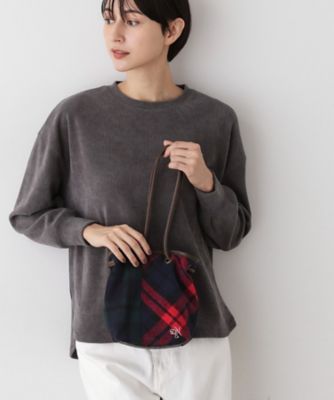 ＜Dessin (Women)＞２ＷＡＹチェック巾着バッグ（２００２５４２３９９）