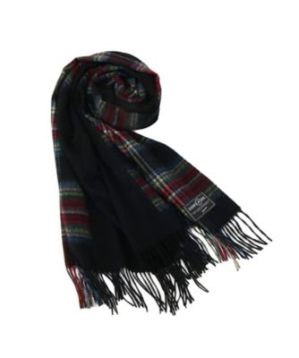 Dessin (Women)/デッサン バイカラーチェックストール(2002542411) クロ219 スカーフ・ショール【三越伊勢丹/公式】