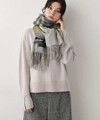 バイカラーチェックストール（2002542411） | Dessin