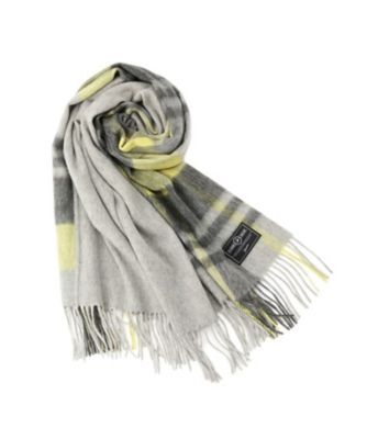 Dessin (Women)/デッサン バイカラーチェックストール(2002542411) イエロー232 スカーフ・ショール【三越伊勢丹/公式】