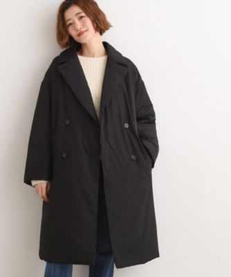 すっきり見え、ステッチレス中綿コート（2002542423