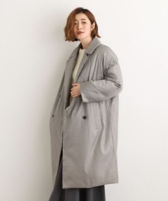 すっきり見え、ステッチレス中綿コート（2002542423