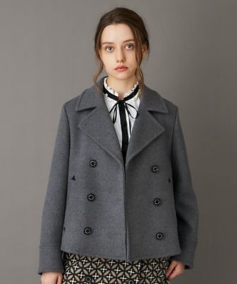 【送料無料】DRESSTERIOR (Women)/ドレステリア【CLASSY.12月号/otonaMUSE11月号掲載】Super140'sショートPジャケット(2002542459) グレー013 コート・ジャケット【三越伊勢丹/公式】