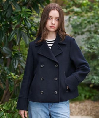 【送料無料】DRESSTERIOR (Women)/ドレステリア【CLASSY.12月号/otonaMUSE11月号掲載】Super140'sショートPジャケット(2002542459) アオ094 コート・ジャケット【三越伊勢丹/公式】