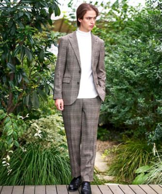 セットアップ可】ヨーロピアン グレンチェックジャケット