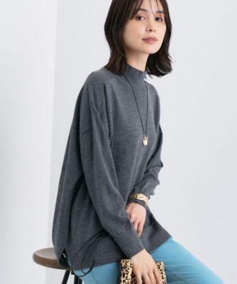 ＜INDIVI S (Women/小さいサイズ)＞【洗える／毛玉になりにくい】エクストラファインウール　ハイネックニット（２００２５４２５３１）
