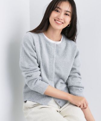 INDIVI (Women)/インディヴィ ラメニットカーディガン(2002542532) シルバー006 トップス【三越伊勢丹/公式】