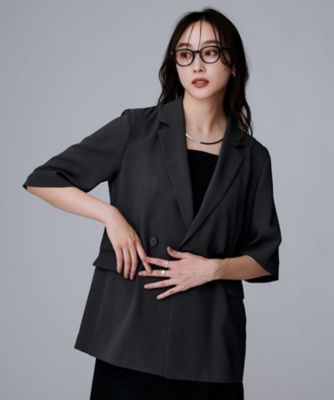 極美品 ビューティーアンドユース ハーフスリーブジャケット 洗える 25SS BEAUTY&YOUTH UNITED ARROWS ハーフスリーブ ジャケット