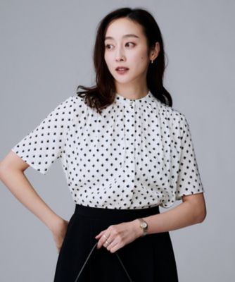DRESSTERIOR / ドレステリア 【接触冷感/UVカット】バックブリーズテックオーバーラップサークルプリントTシャツ DRESSTERIOR｜【接触冷感/UVカット】バックブリーズテック