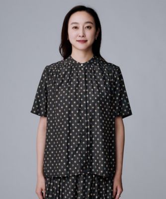 OHGA⭐︎PLUMEブラウス ブラック　フリー　美品 Whim Gazette(ウィム ガゼット)のフリルティアードブラウス通販