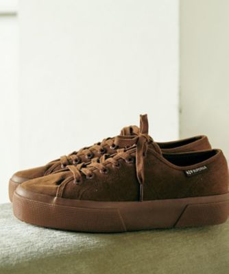 別注】SUPERGA3740 スエード調スニーカー