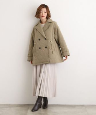 キルティングPコートジャケット（2002542675