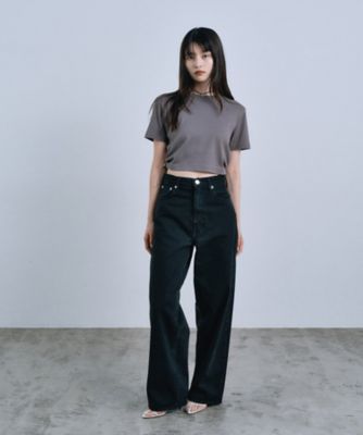 drawstring crop tee（2002542676