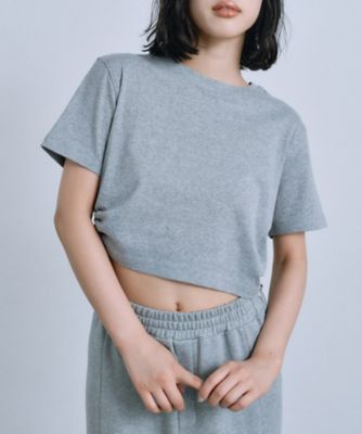 drawstring crop tee（2002542676） | CODE A (Women)/コードエー | 三越伊勢丹オンラインストア ...