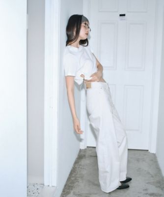 drawstring crop tee（2002542676） | CODE A (Women)/コードエー | 三越伊勢丹オンラインストア ...