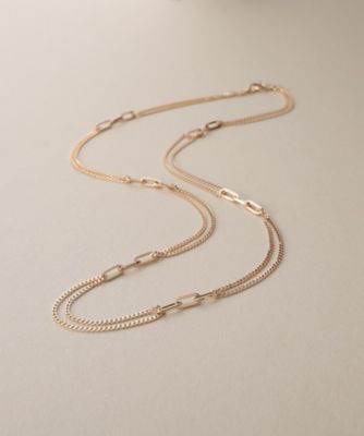 ＜COCOSHNIK (Women)＞Ｋ１０中空プリムキヘイループステーション　ネックレス（２００２５４３５７０）