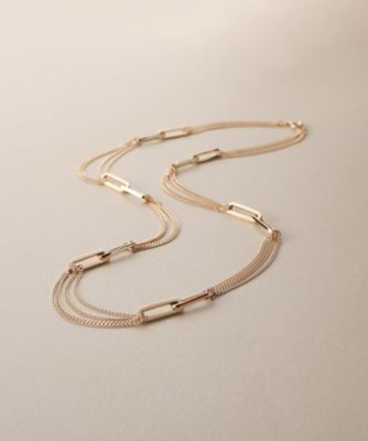 ＜COCOSHNIK (Women)＞Ｋ１０プリムチェーンキヘイループステーション　ネックレス（２００２５４３５７２）