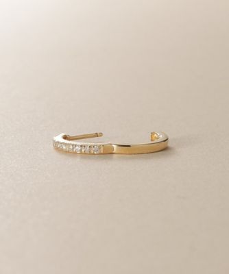 ココシュニック ピアス K10極光中折れ フープピアス（ピアス） | COCOSHNIK（ココシュ