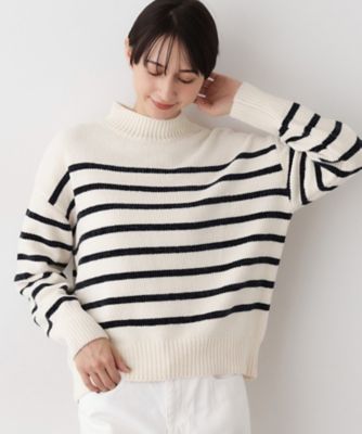 洗える】ハイネックベロアモールニット（2002543594