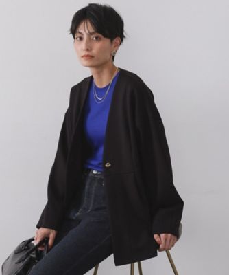 OPAQUE.CLIP (Women)/オペークドットクリップ ペプラムカーディガン【UVケア/洗濯機OK】(2002543613) クロ019 トップス【三越伊勢丹/公式】