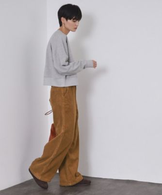 コーデュロイワイドパンツ【洗濯機OK】（2002543614