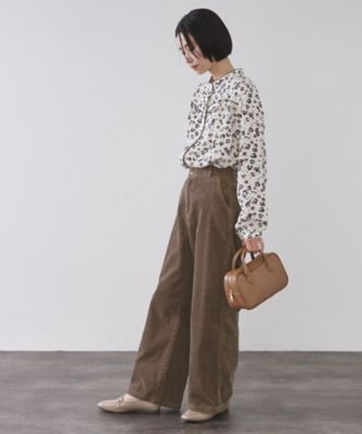 コーデュロイワイドパンツ【洗濯機OK】（2002543614