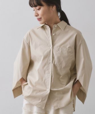 【SALE】OPAQUE.CLIP (Women)/オペークドットクリップ フォルムデザインシャツ(2002543616) ベージュ052 トップス【三越伊勢丹/公式】