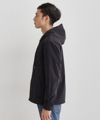 TAKEO KIKUCHI ジップアップジャケット 01/S 黒 千鳥格子 ジップアップ ブルゾン（ブルゾン/ジャンバー