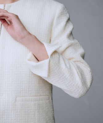 セットアップ可／フォーマル】ツイードジャケット