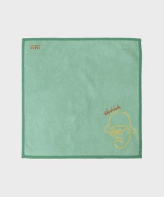 TAKEO KIKUCHI (Men)/タケオキクチ ラインアートプリント フォンカチ(2002543933) グリーン020 ハンカチ【三越伊勢丹/公式】