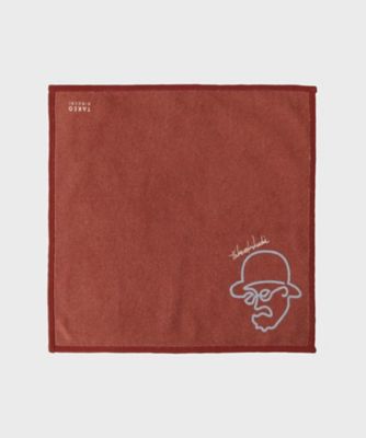 TAKEO KIKUCHI (Men)/タケオキクチ ラインアートプリント フォンカチ(2002543933) アカ064 ハンカチ【三越伊勢丹/公式】