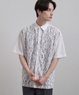 ＜tk. TAKEO KIKUCHI (Men)＞半袖レースシャツ（２００２５４３９３７）