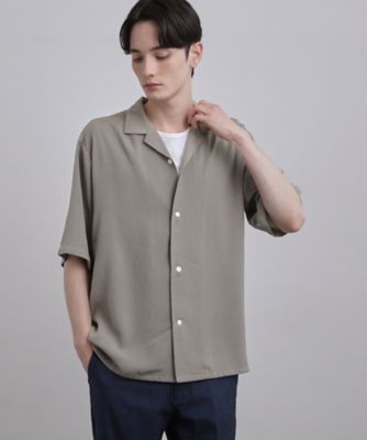 ＜tk. TAKEO KIKUCHI (Men)＞テッククレープ半袖シャツ（２００２５４３９４５）