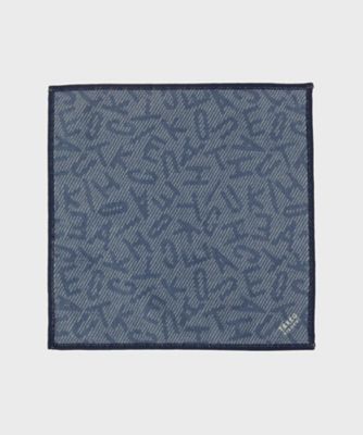 TAKEO KIKUCHI (Men)/タケオキクチ ランダム柄プリントフォンカチ(2002543952) アオ094 ハンカチ【三越伊勢丹/公式】