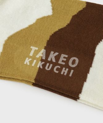 ダズルボーダーソックス（2002543981） | TAKEO