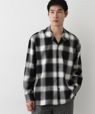 洗える】チェック柄シャツ（2002543989） | Dessin (Men