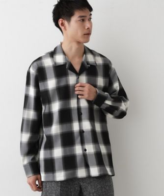 洗える】チェック柄シャツ（2002543989） | Dessin (Men