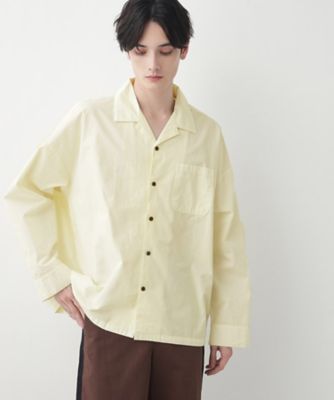 ＜Dessin (Men) ＞【洗える】ピグメントコットンシャツ（２００２５４４００１）